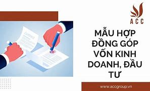 Hợp Đồng Dự Án Đầu Tư Kinh Doanh