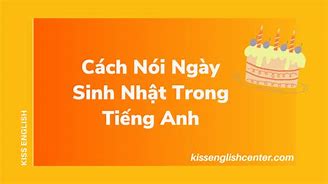 Ngày Sinh Tiếng Anh